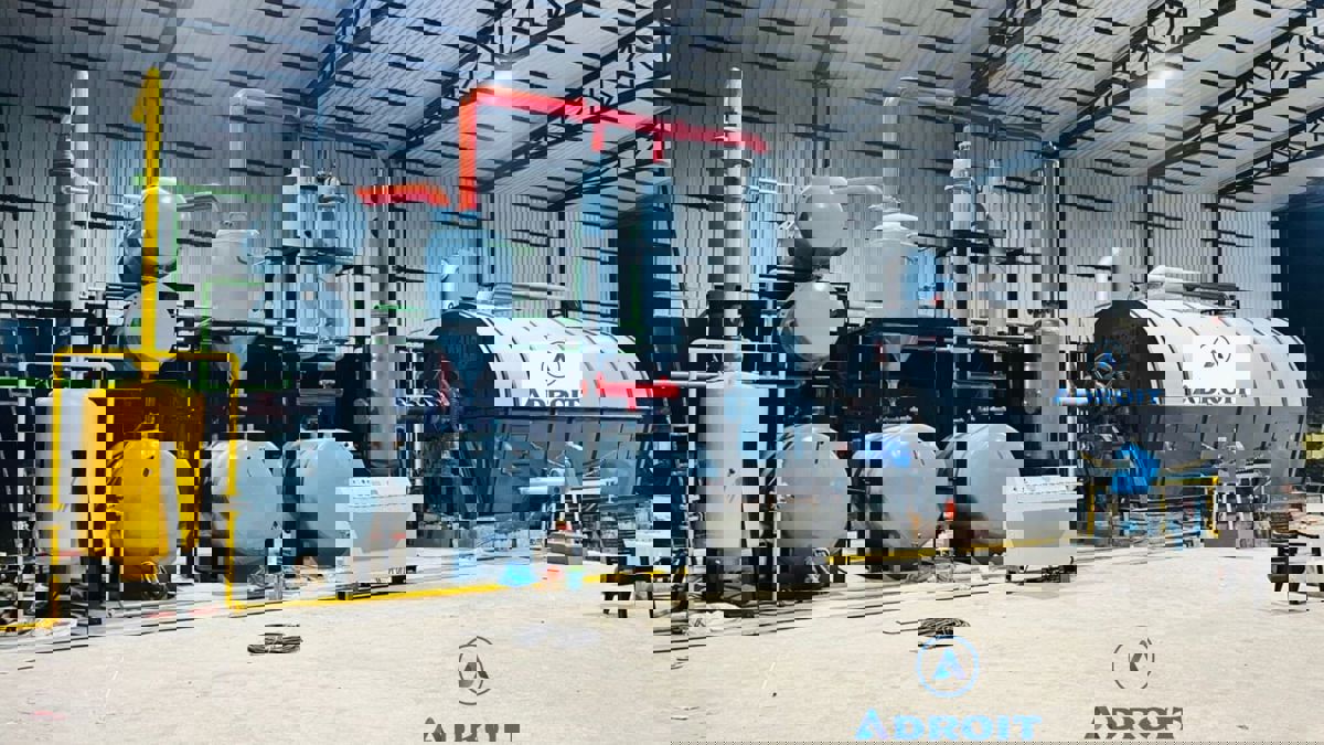 12 TPD Plastic Pyrolysis Plant – Engineering & Design by Adroit Consulting Engineers